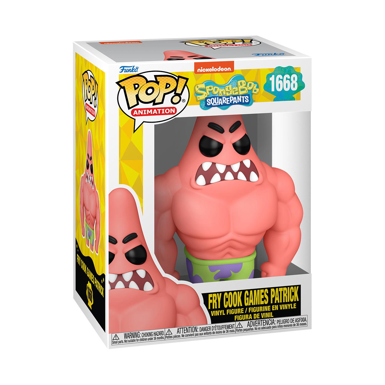 Funko POP! TV: SpongeBob SquarePants 25th Anniversary Patrick Star with Muscles 5-in Vinyl Figure