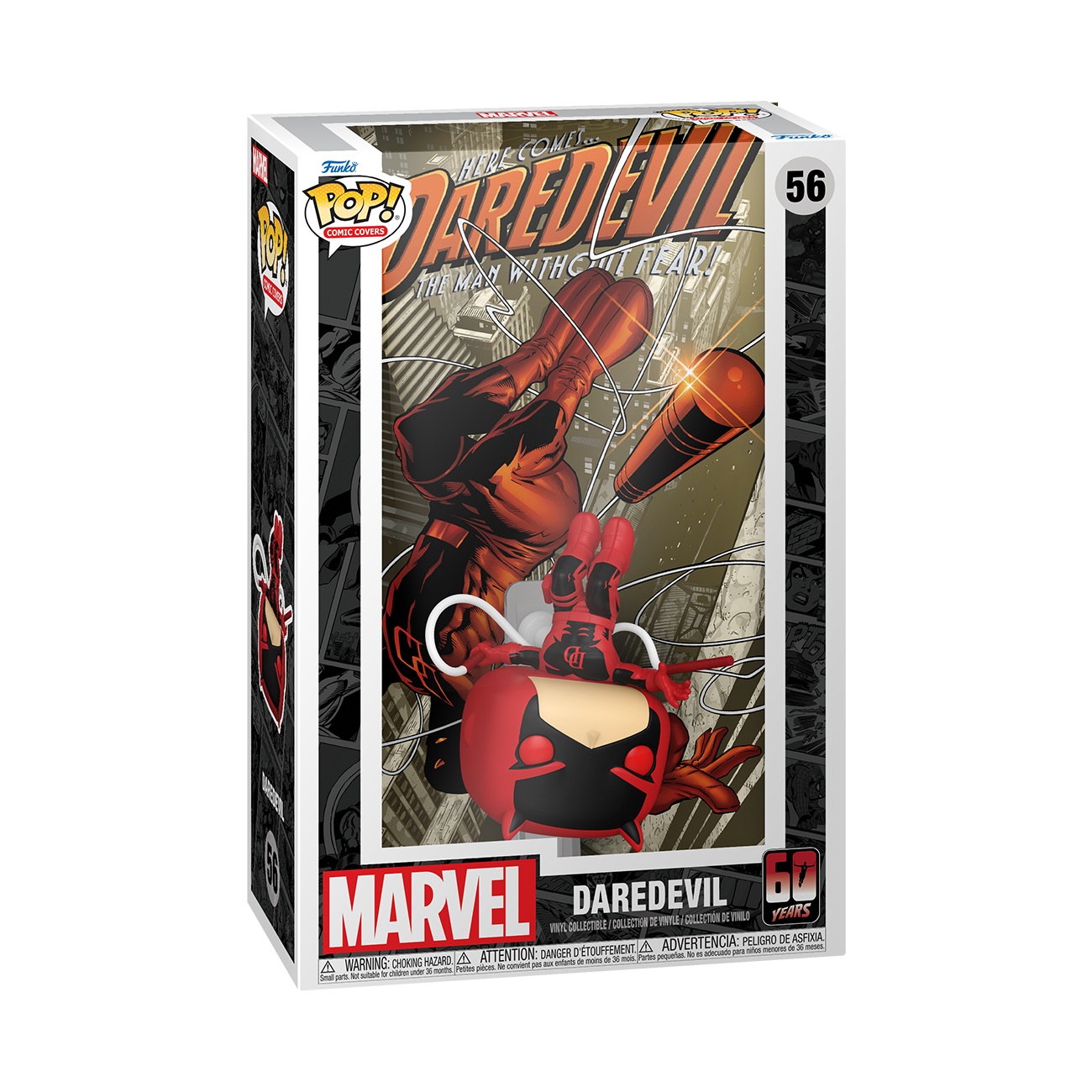 Funko POP! Comic Cover: Daredevil 60th Anniversary Daredevil Issue 1​- 3.85-in Vinyl Figure