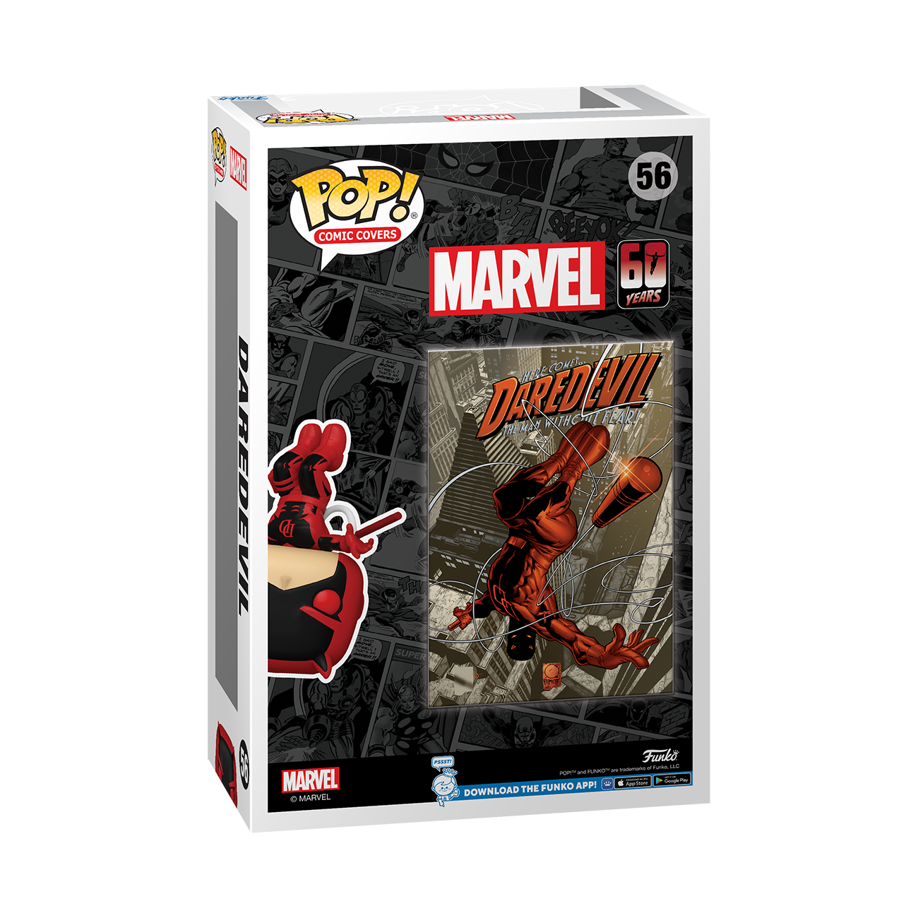 Funko POP! Comic Cover: Daredevil 60th Anniversary Daredevil Issue 1​- 3.85-in Vinyl Figure