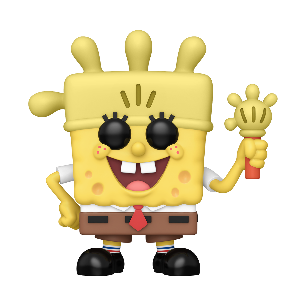 Funko POP! TV: SpongeBob SquarePants 25th Anniversary SpongeBob with Glove Light 4-in Vinyl Figure