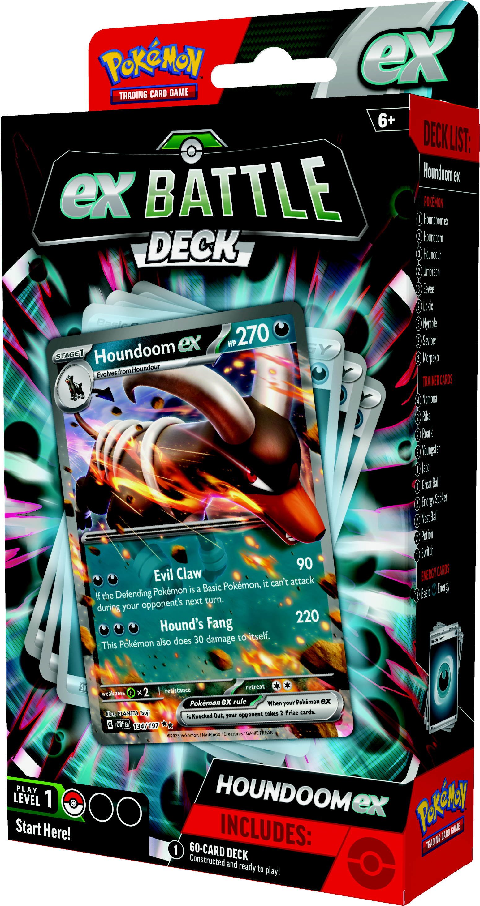 Pokemon Trading Card Game: Melmetal or Houndoom ex Battle Deck (Styles May Vary