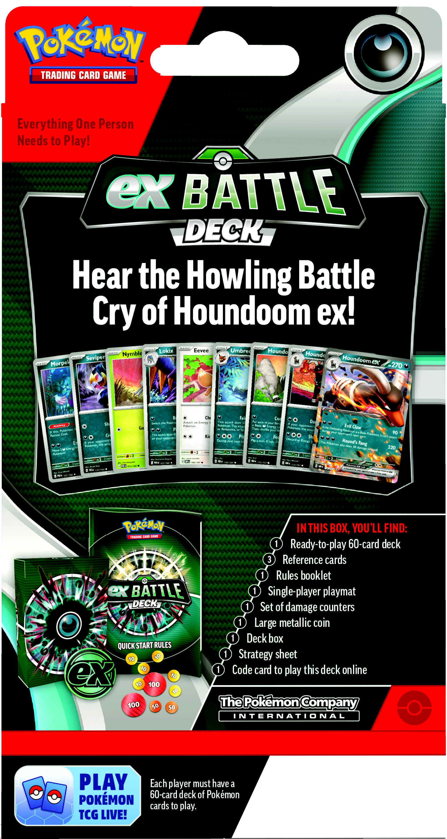 Pokemon Trading Card Game: Melmetal or Houndoom ex Battle Deck (Styles May Vary