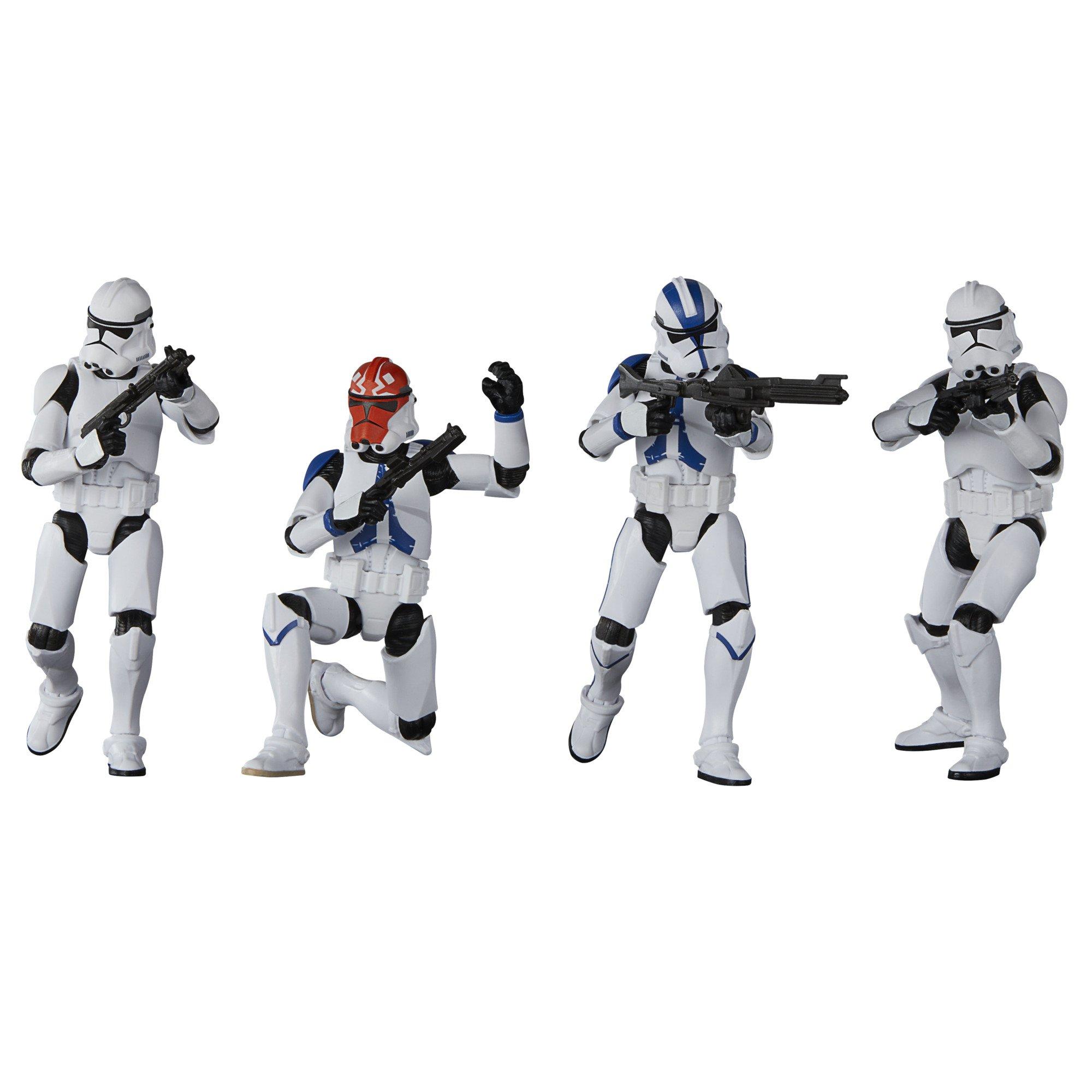 Hasbro Star Wars The Vintage Collection Phase II Clone Trooper 3.75-in Action Figure 4-Pack