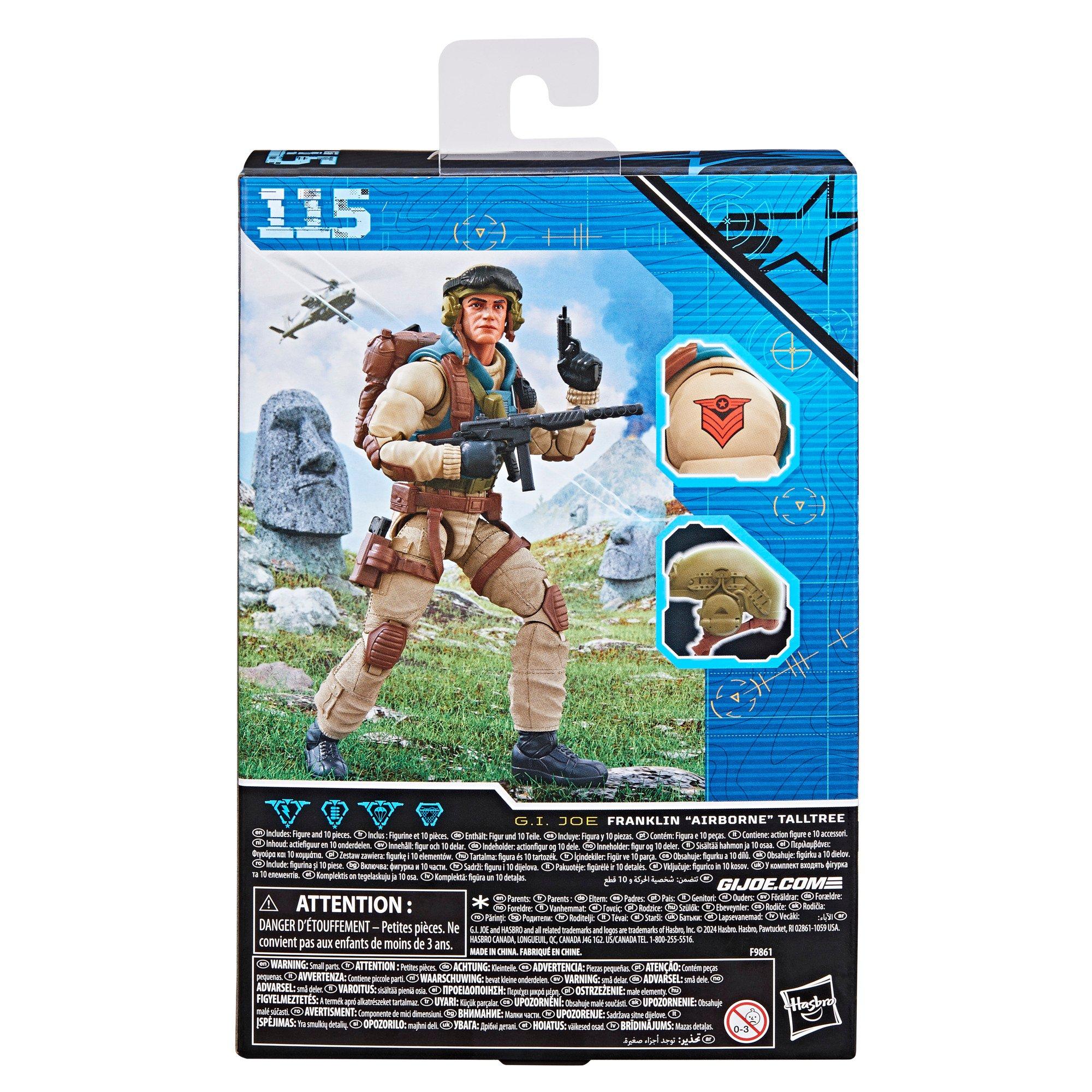 Hasbro G.I. Joe Classified Series Franklin (Airborne) Talltree 6-in Action Figure