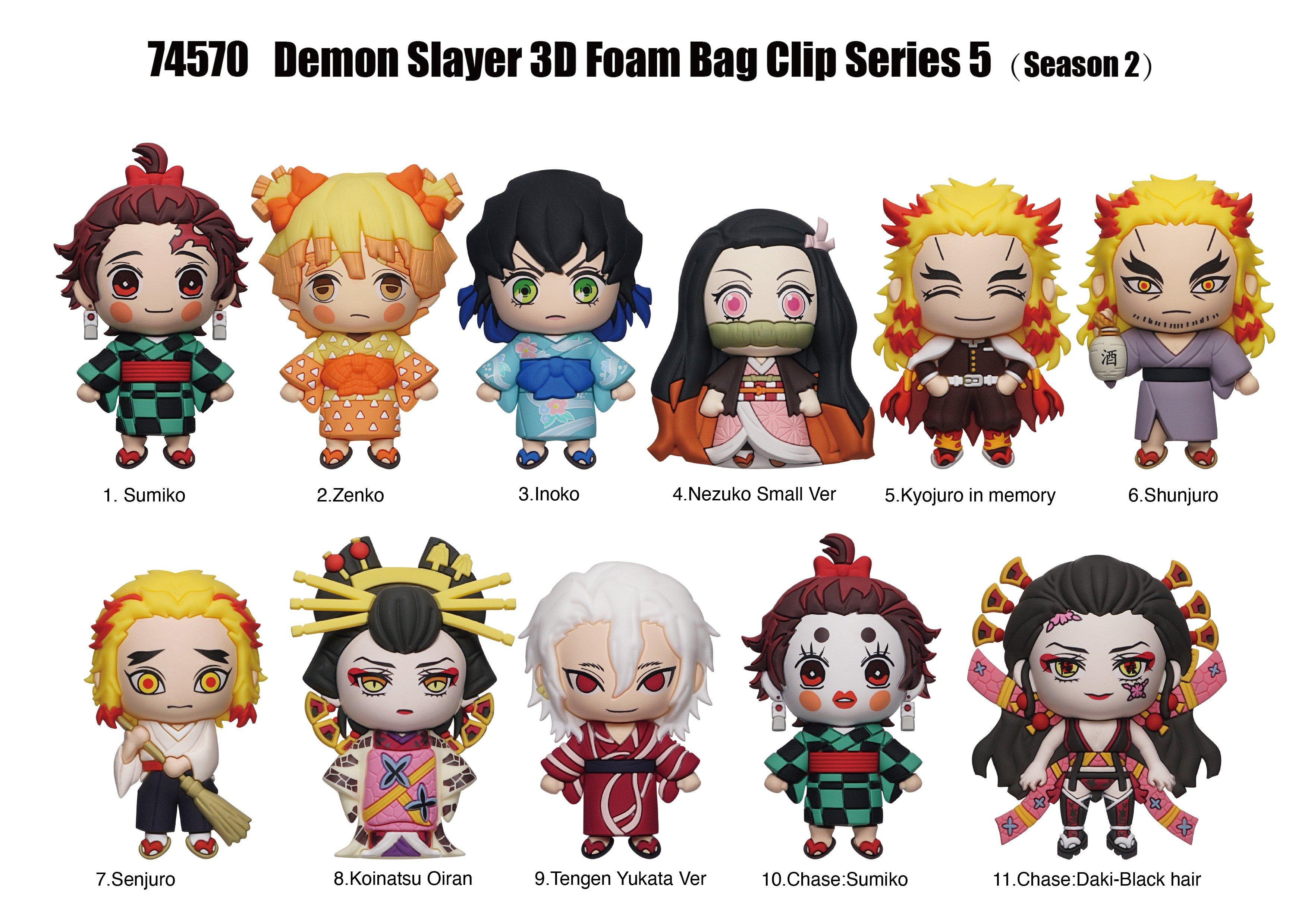 [SET of 3] Official Demon buy Slayer Plushie Pouches/Coin Bags