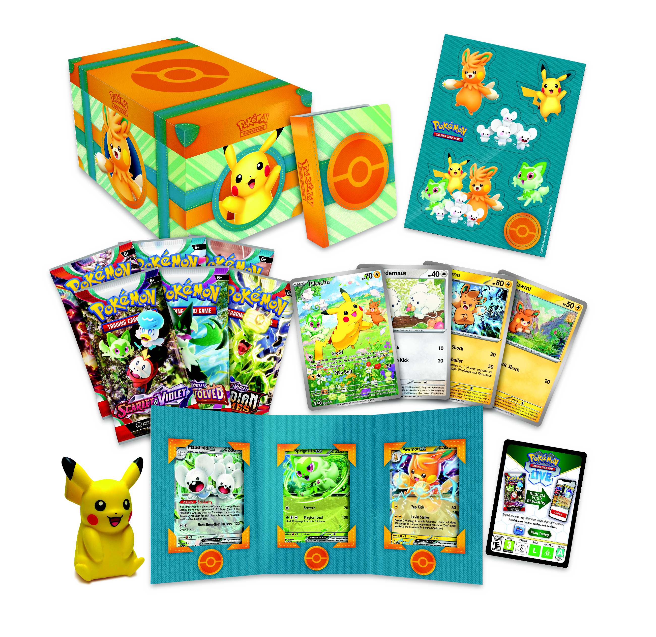 Pokemon Trading Card Game: Paldea Adventure Chest