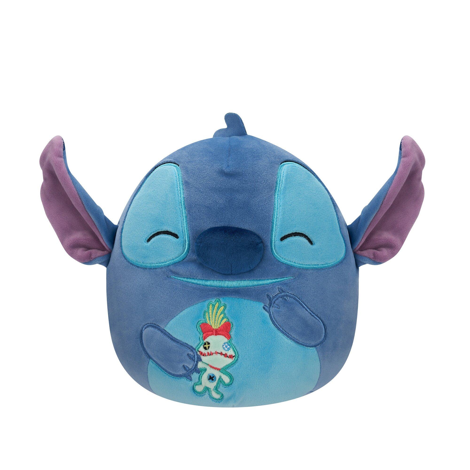 Squishmallows Disney Lilo and Stitch Stitch Holding Scrump 8-in
