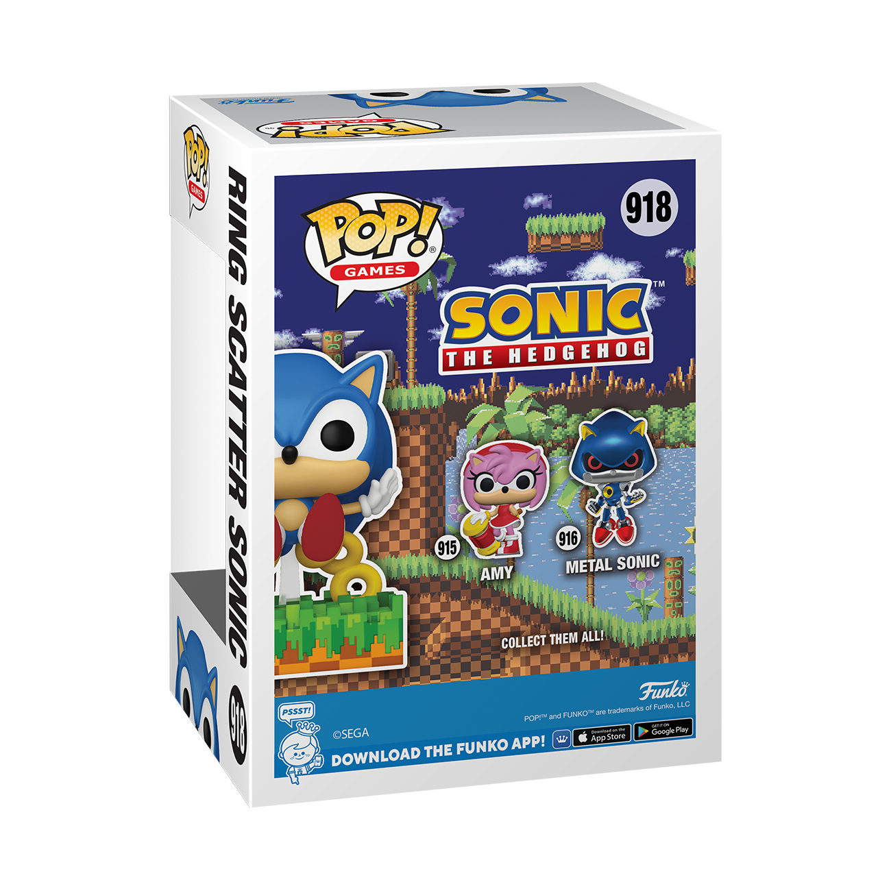  More Toys SONIC - Five Power Rings - In a Gift Bag