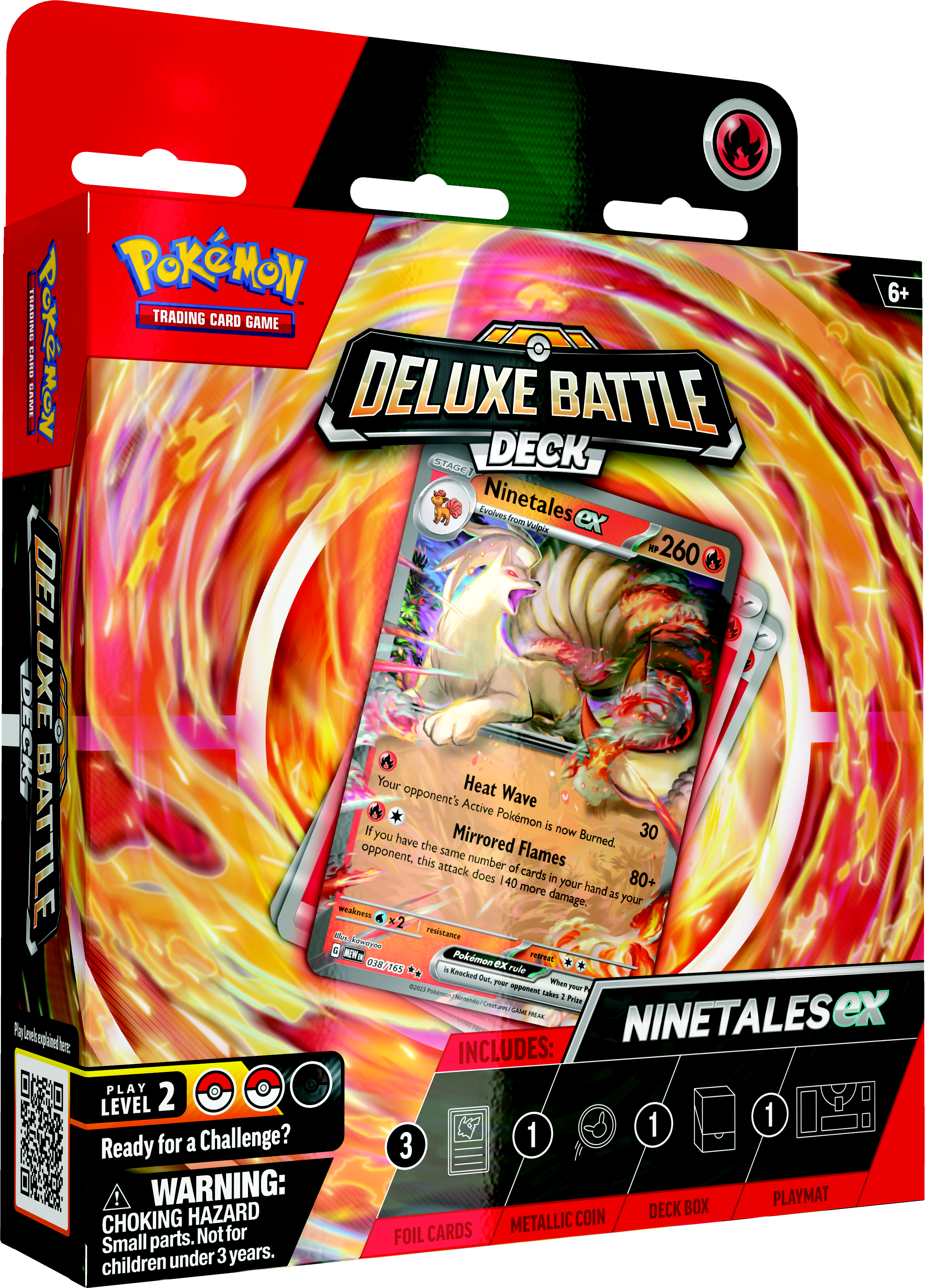 Pokemon Trading Card Game: Ninetales ex OR Zapdos ex Deluxe Battle Deck (Styles May Vary