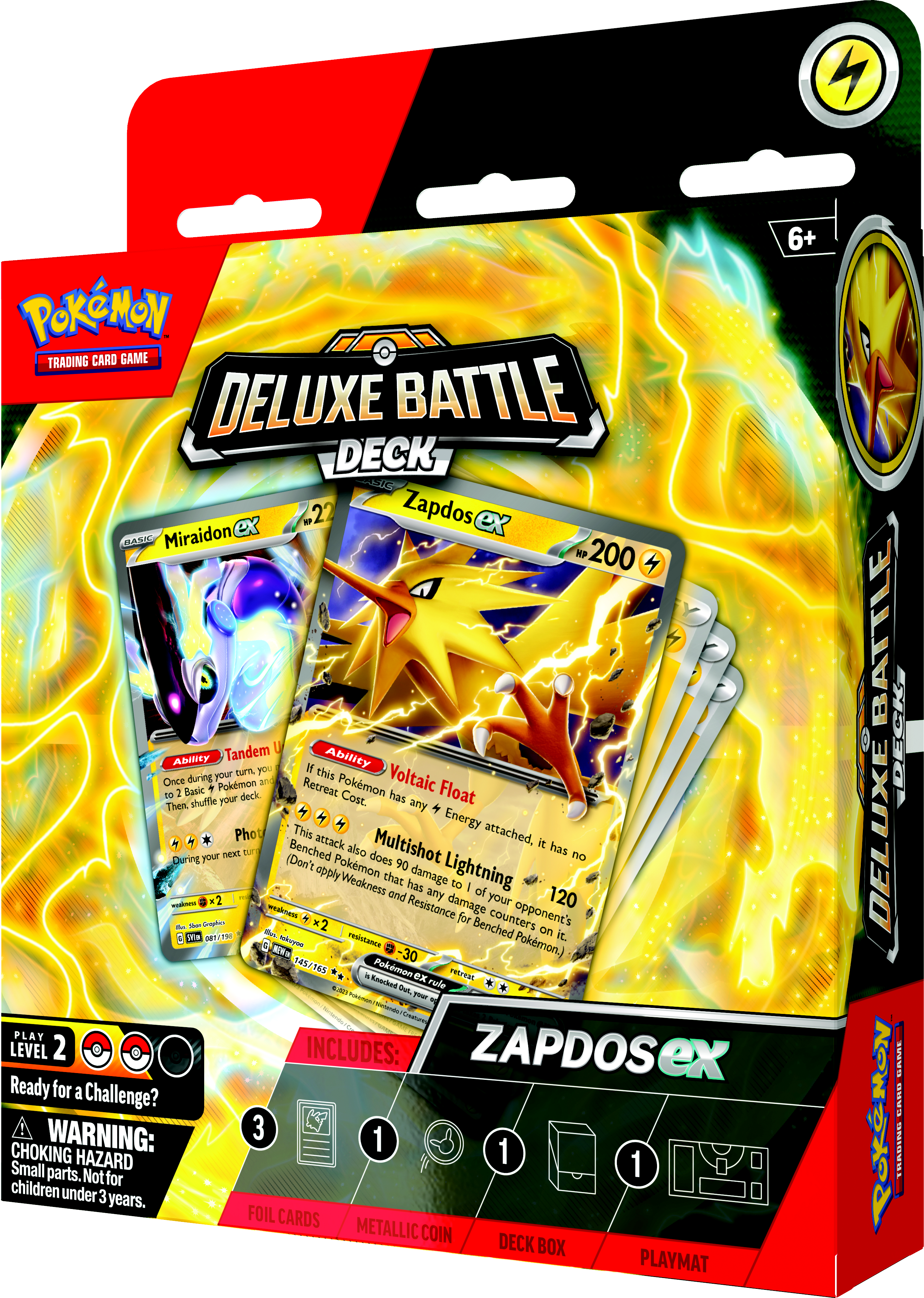 Pokemon Trading Card Game: Ninetales ex OR Zapdos ex Deluxe Battle Deck (Styles May Vary)