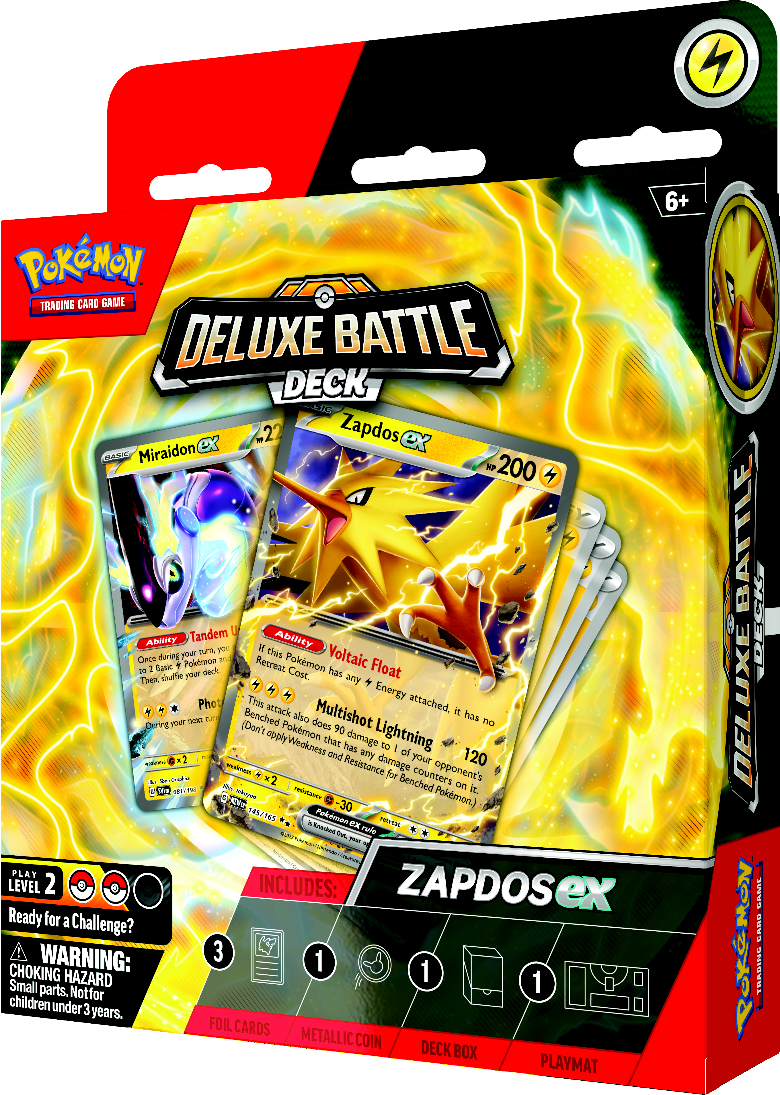 Pokemon Trading Card Game: Ninetales ex OR Zapdos ex Deluxe Battle Deck (Styles May Vary
