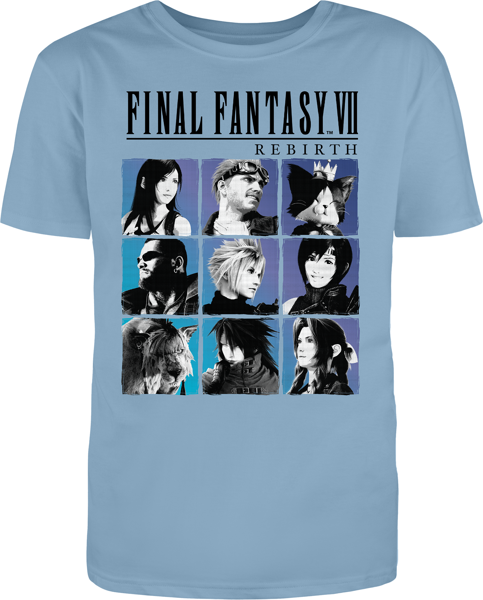 FINAL FANTASY VII REBIRTH Cast Unisex T Shirt GameStop Exclusive GameStop