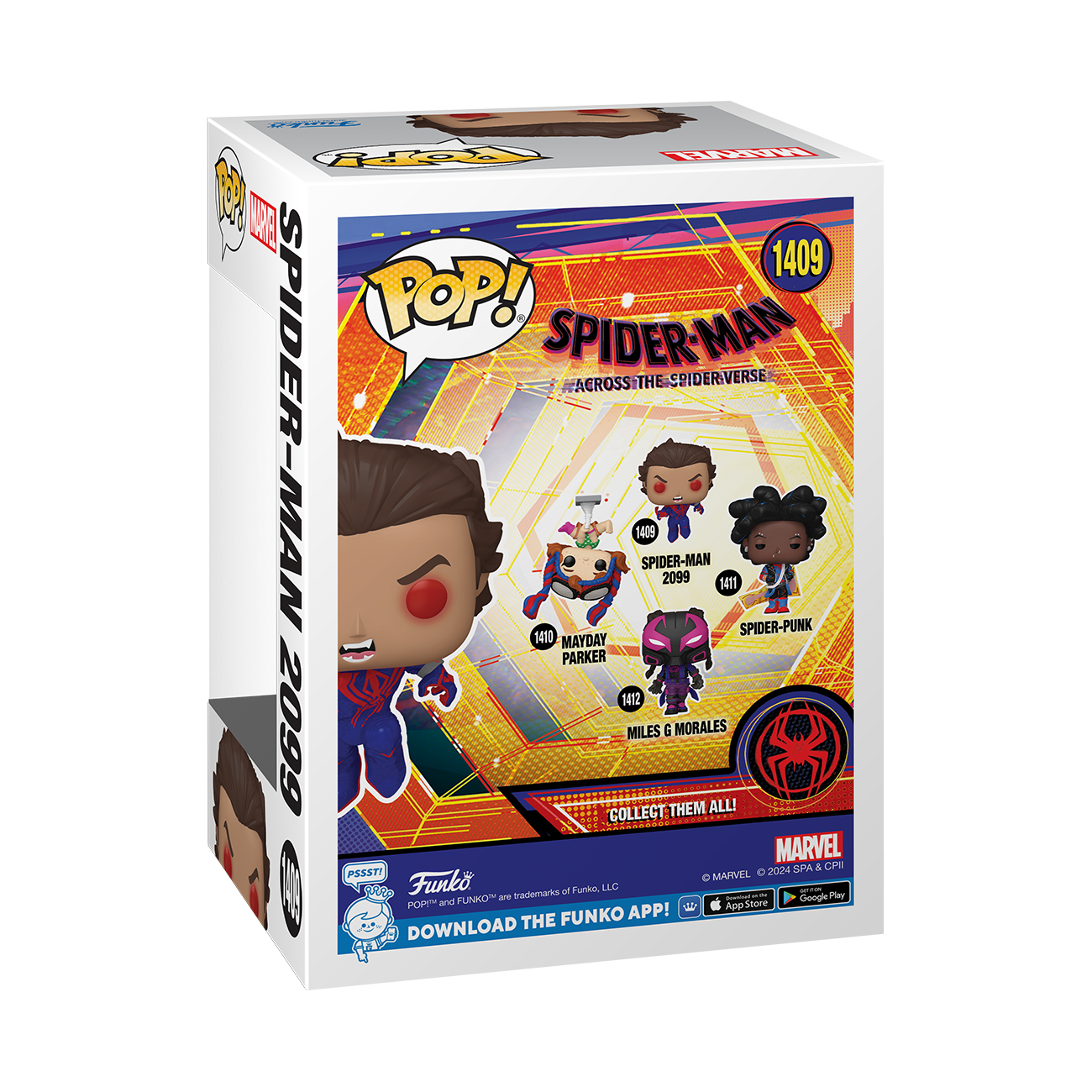Funko POP Marvel Spider Man Across The SpiderVerse Spider Man 2099 3.75 in Vinyl Figure GameStop