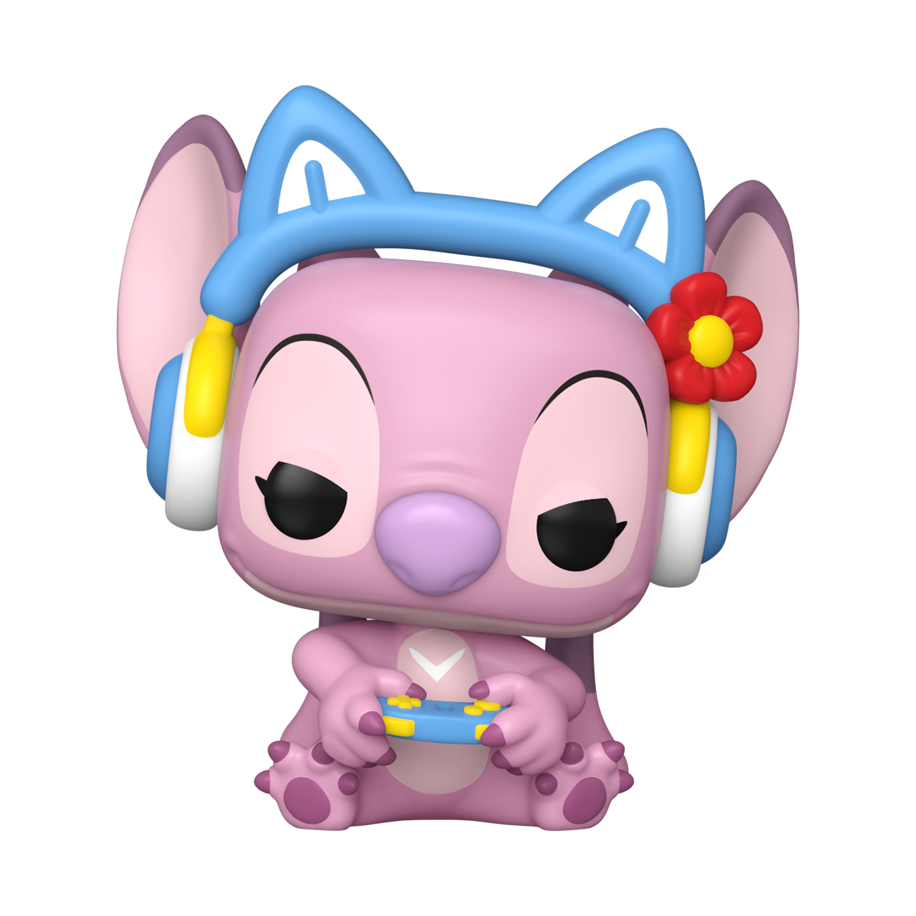 Funko POP Disney Lilo and Stitch Angel Gamer 3.7 in Vinyl Figure GameStop Exclusive