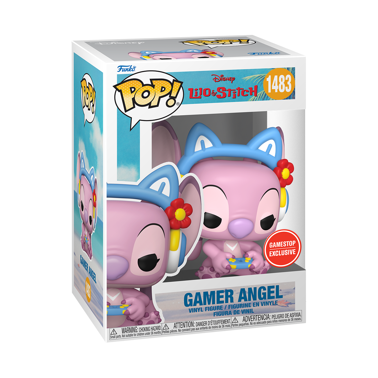 Lilo Stitch Gamer Angel Pop Vinyl Figure