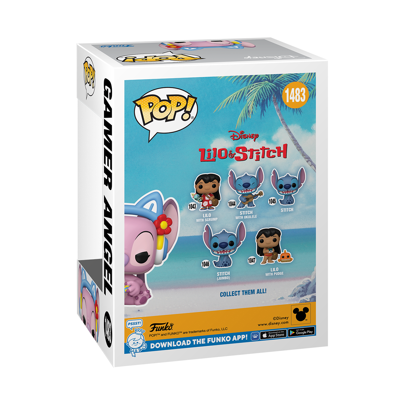 Lilo Stitch Gamer Angel Pop Vinyl Figure