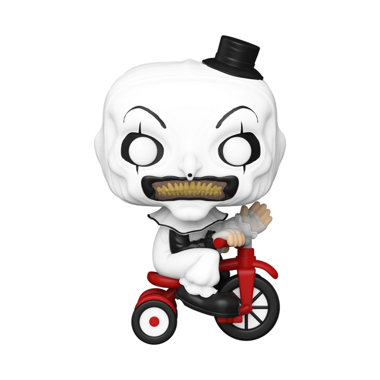 Funko POP テリファー フィギュア Funko POP! Movies: Terrifier Art the Clown (with bike) 4.25-in