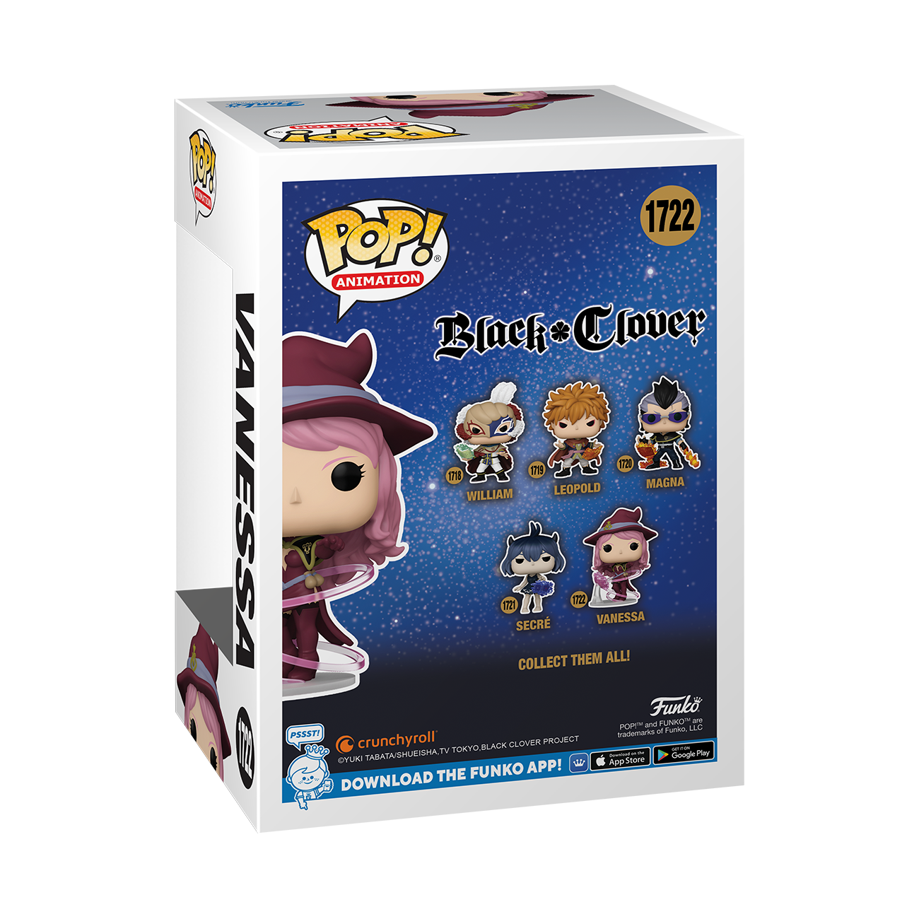 Funko POP! Animation: Black Clover Vanessa 4.75-in Vinyl Figure
