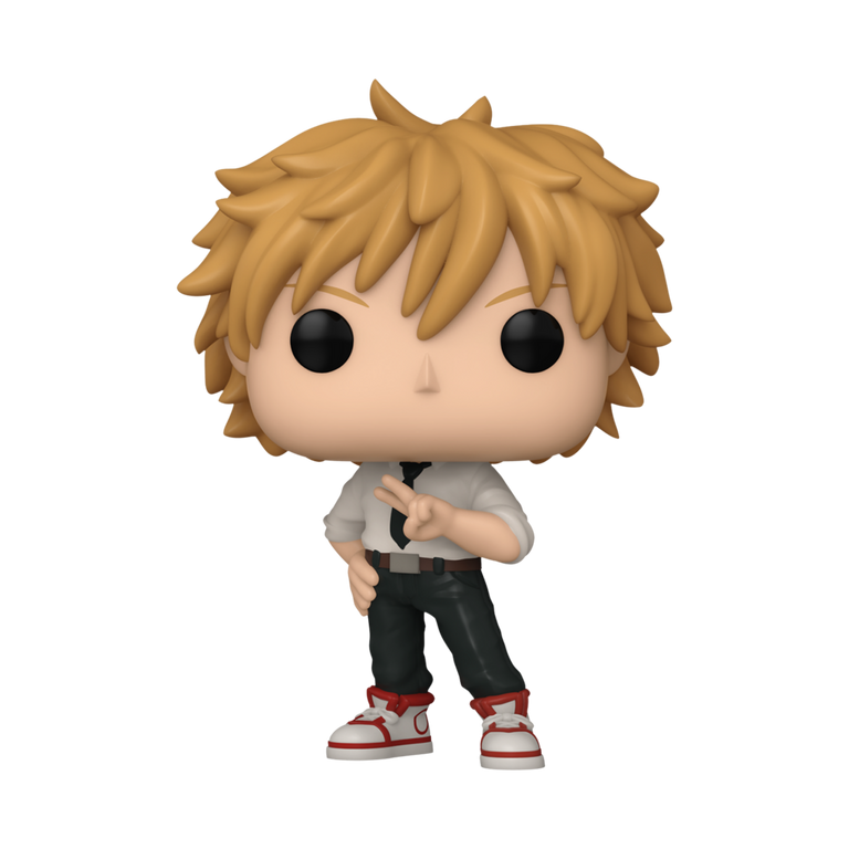 【新品・アメリカ輸入品】Funko Pop! チェンソーマン デンジ パワー Funko POP! Animation: Chainsaw Man Denji 4-in Vinyl Figure | GameStop