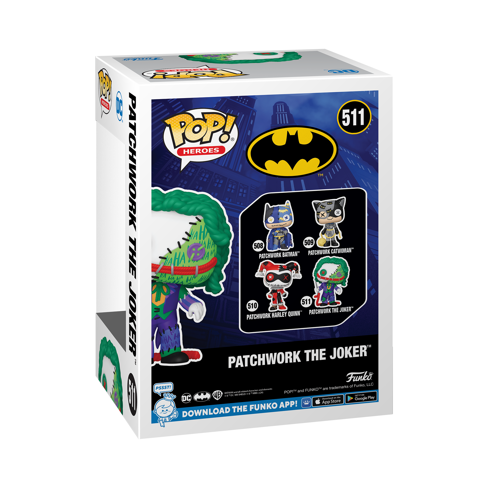 Funko POP! Animation: Batman Patchwork Joker​ 3.95-in Vinyl