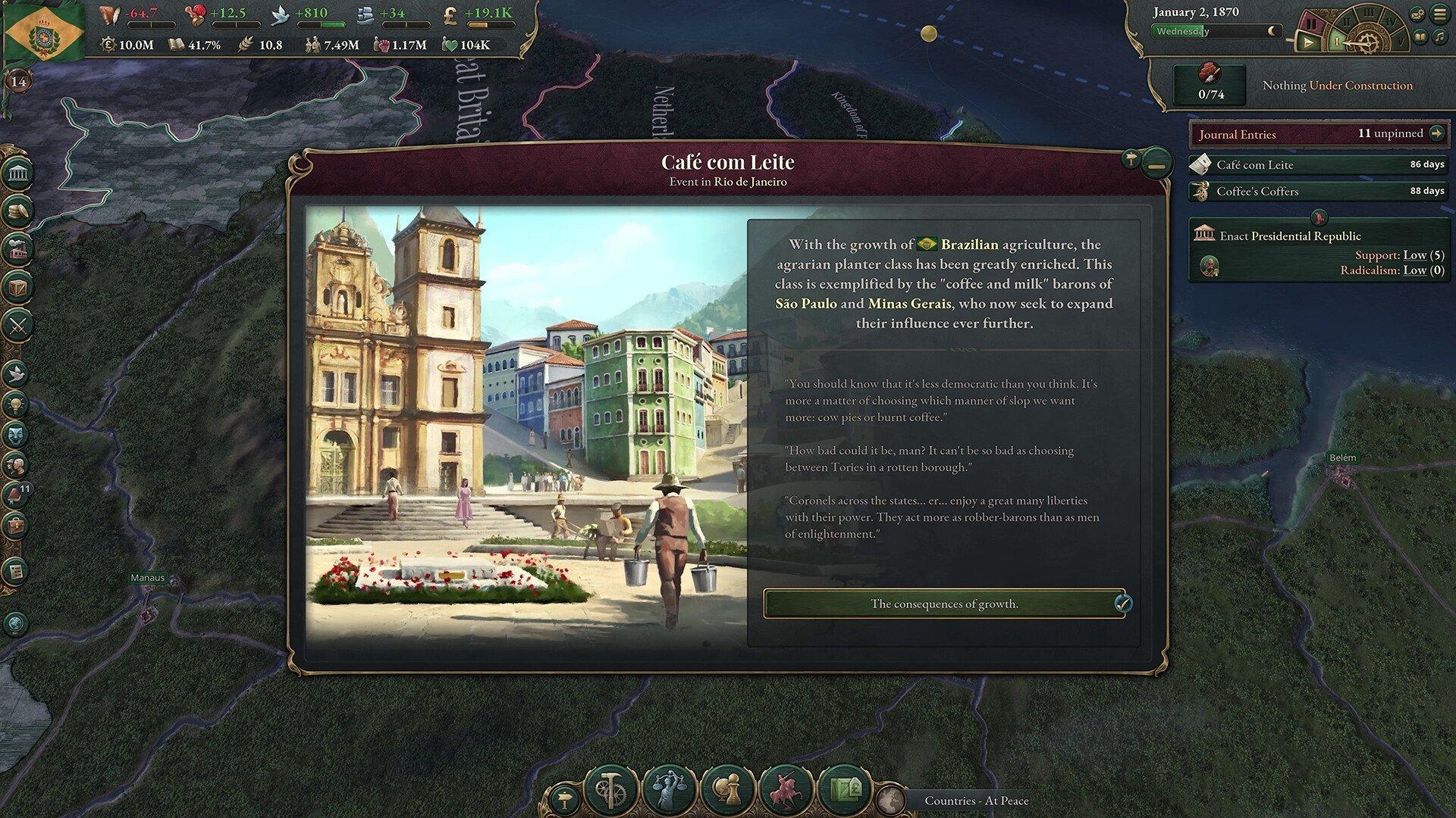 Victoria 3: Colossus of the South - PC Steam