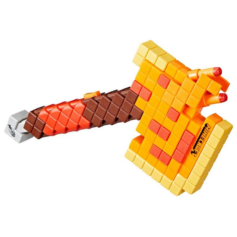 Nerf Minecraft Firebrand Dart Blasting Axe