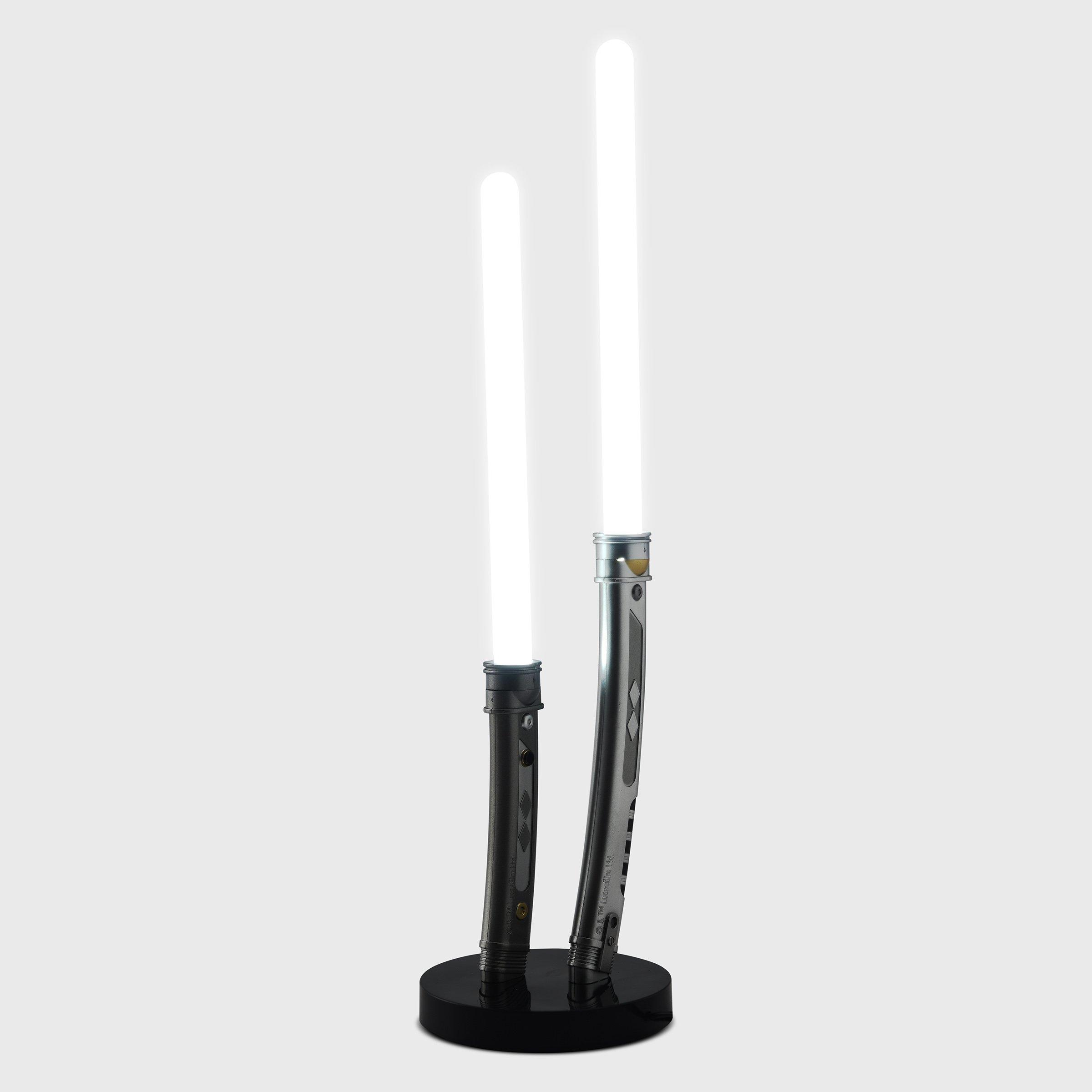 Star Wars Ahsoka Mini Lightsaber Double Sabers Blue 12-In Lamp
