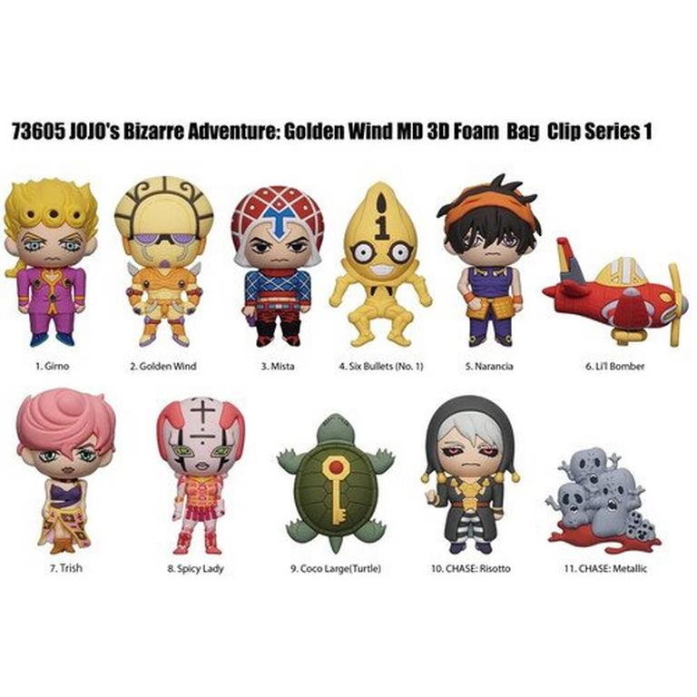 JoJo's Bizarre Adventure 3D Foam Bag Clip Blind Bag Series 2