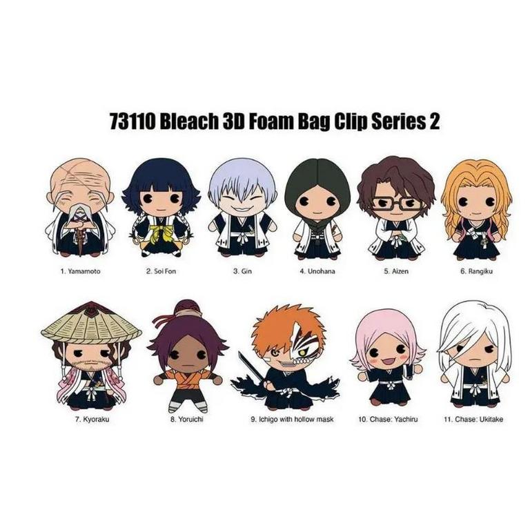 Bleach Classic 3D Foam Bag Clip Series 2 | GameStop