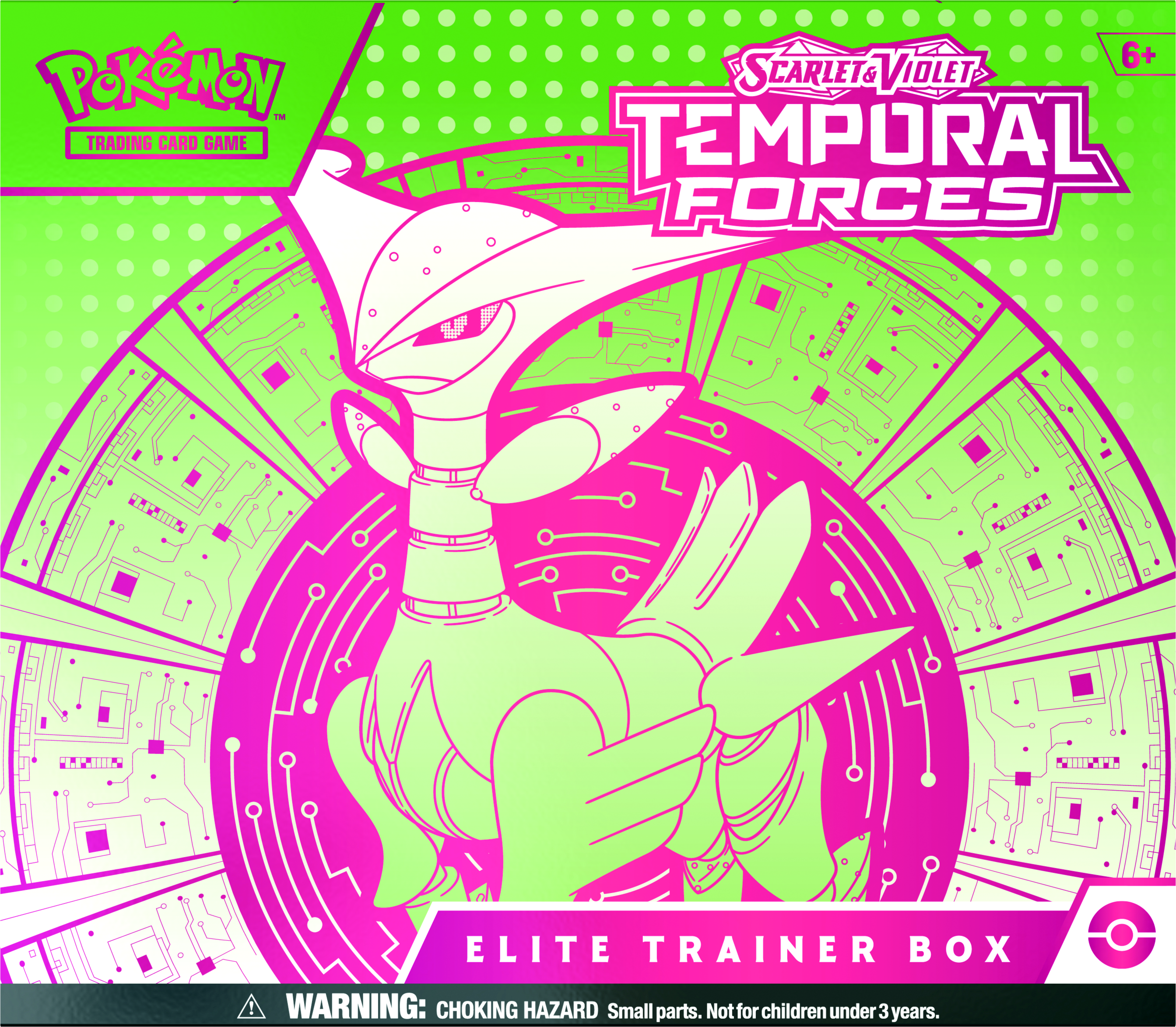 Pokemon Trading Card Game: Scarlet and Violet Temporal Forces Elite Trainer Box (Styles May Vary)