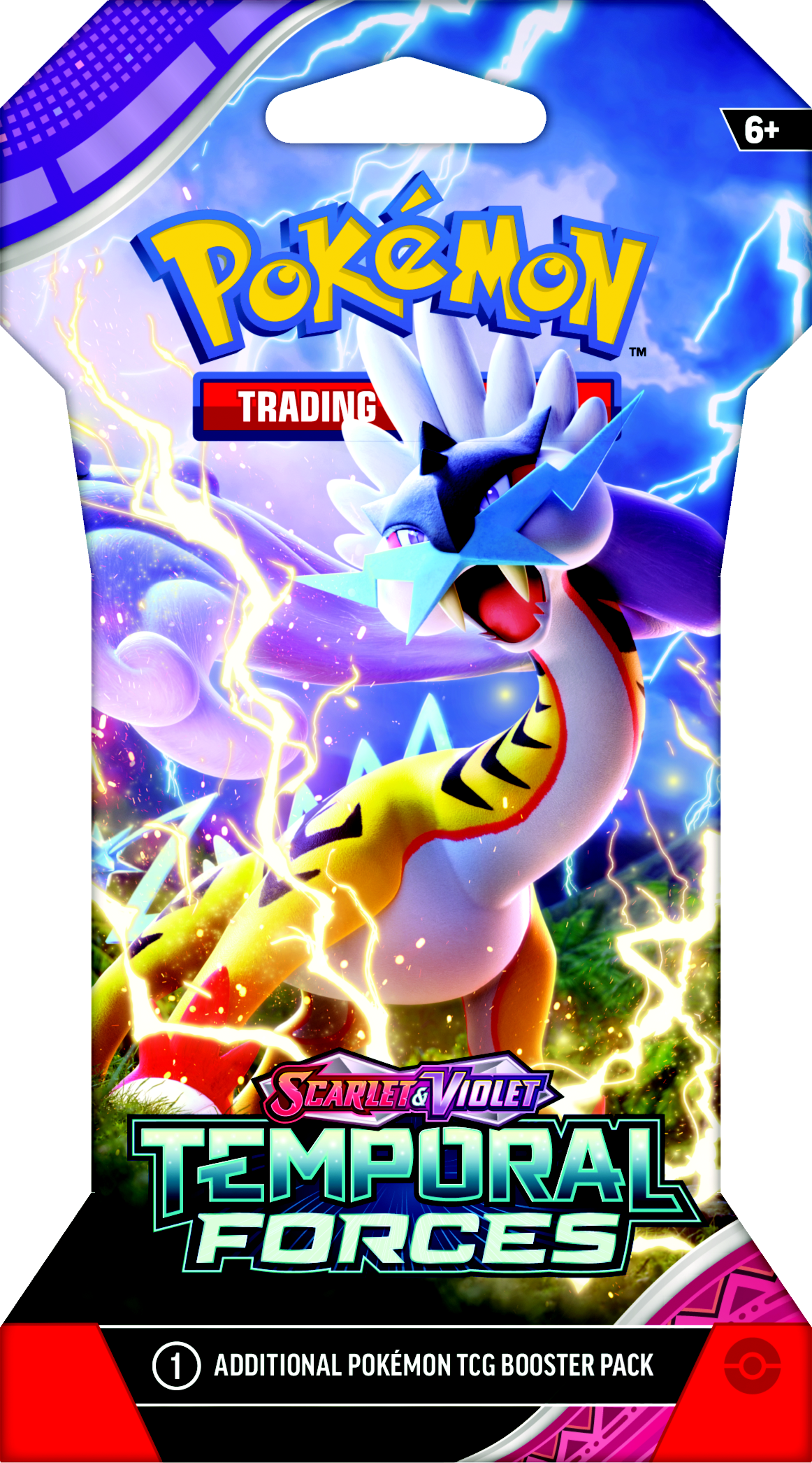 Pokemon Trading Card Game: Scarlet and Violet Temporal Forces Sleeved  Booster Pack (Styles May Vary)