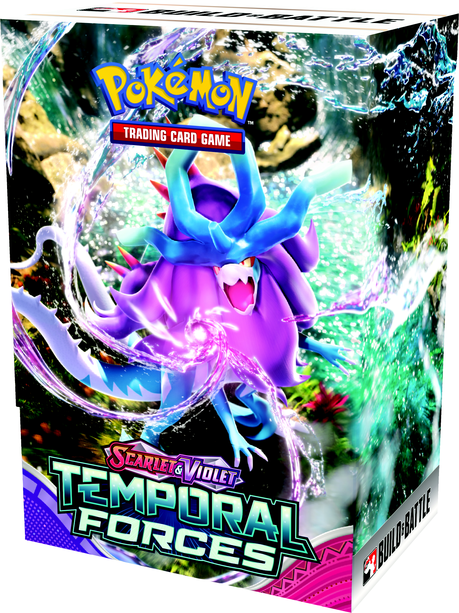 Pokemon Trading Card Game: Scarlet and Violet Temporal Forces Build and Battle Box