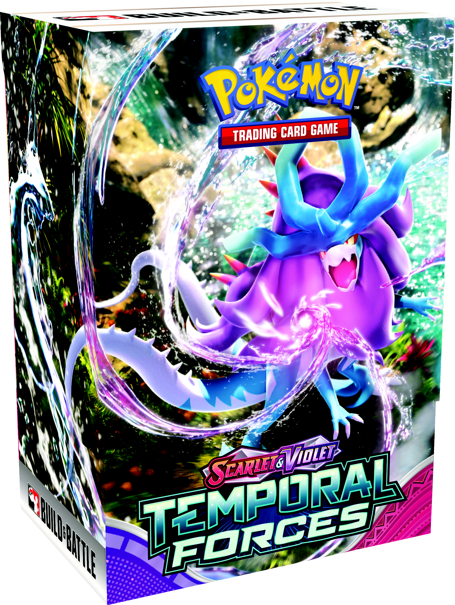 Pokemon Trading Card Game: Scarlet and Violet Temporal Forces Build and Battle Box (Styles May Vary