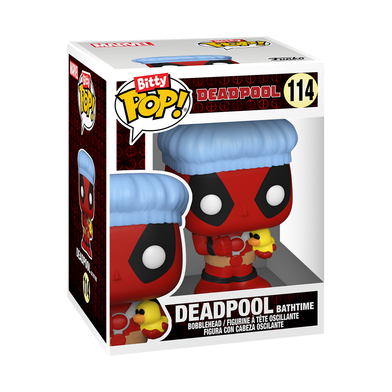 Funko Bitty POP! Deadpool Vinyl Figure Set 4-Pack (Bath time, Flamenco, Supper Hero