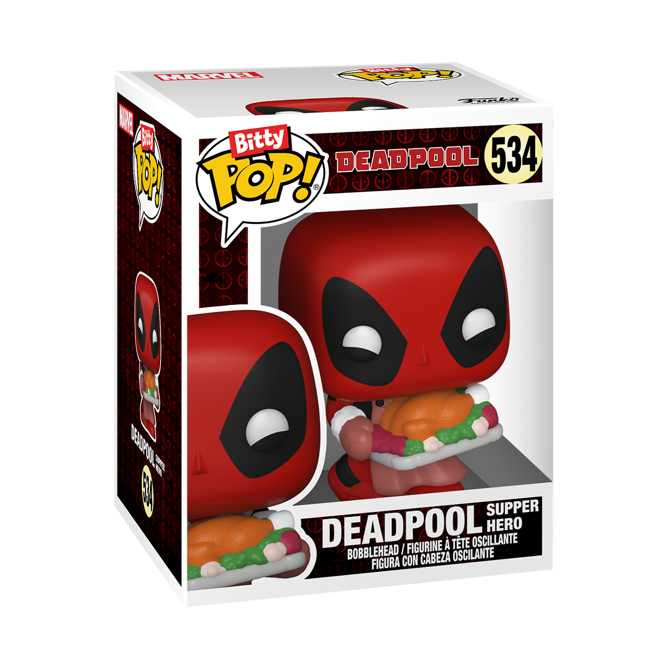 Funko Bitty POP! Deadpool Vinyl Figure Set 4-Pack (Bath time, Flamenco, Supper Hero