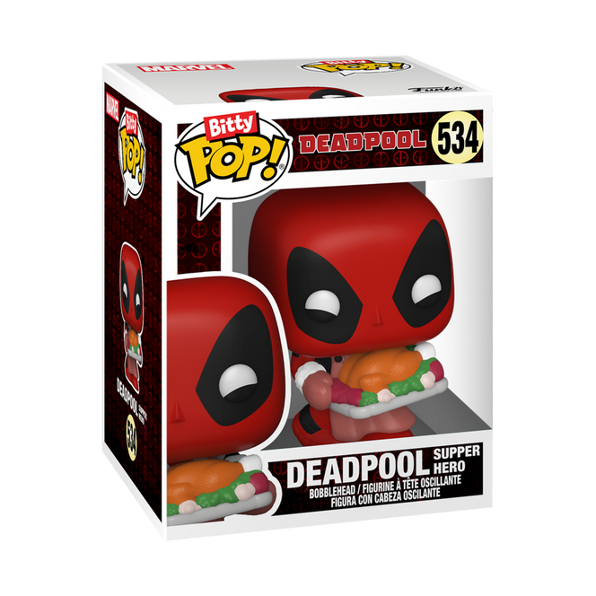 Funko Bitty Pop! (Dinopool, Barista, Roman Senator) + Überraschungs Funko Bitty Pop! (Dinopool, Barista, Roman Senator) + Überraschungs
