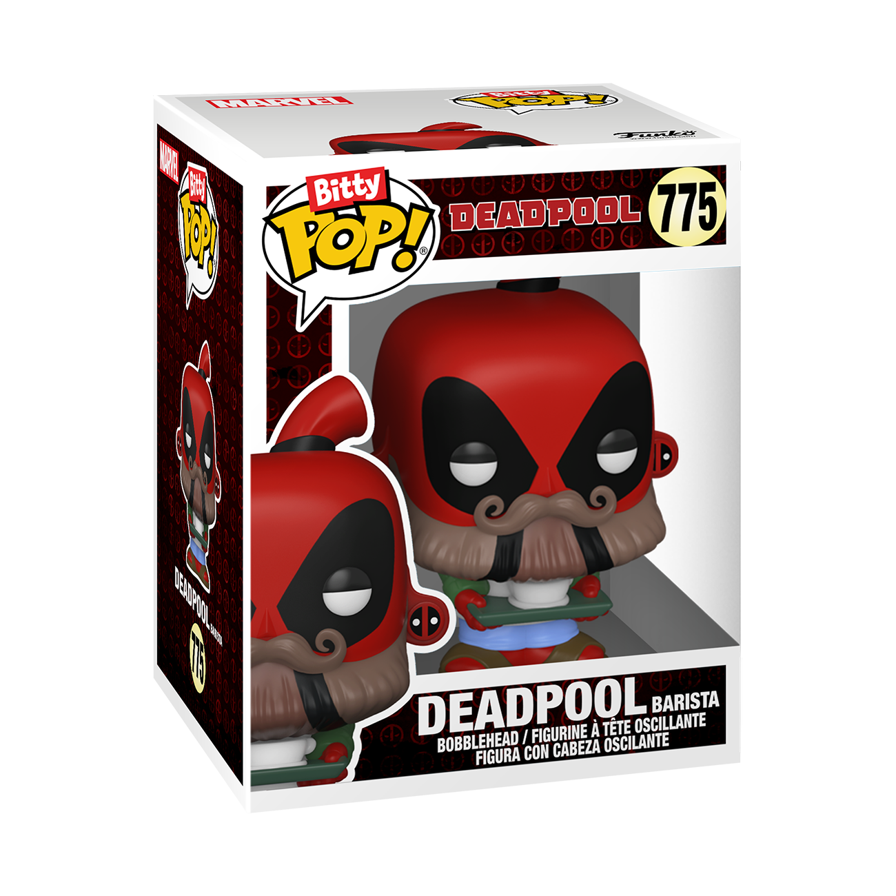 Funko Bitty POP! Deadpool Vinyl Figure Set 4-Pack (Dinopool, Deadpool Barista