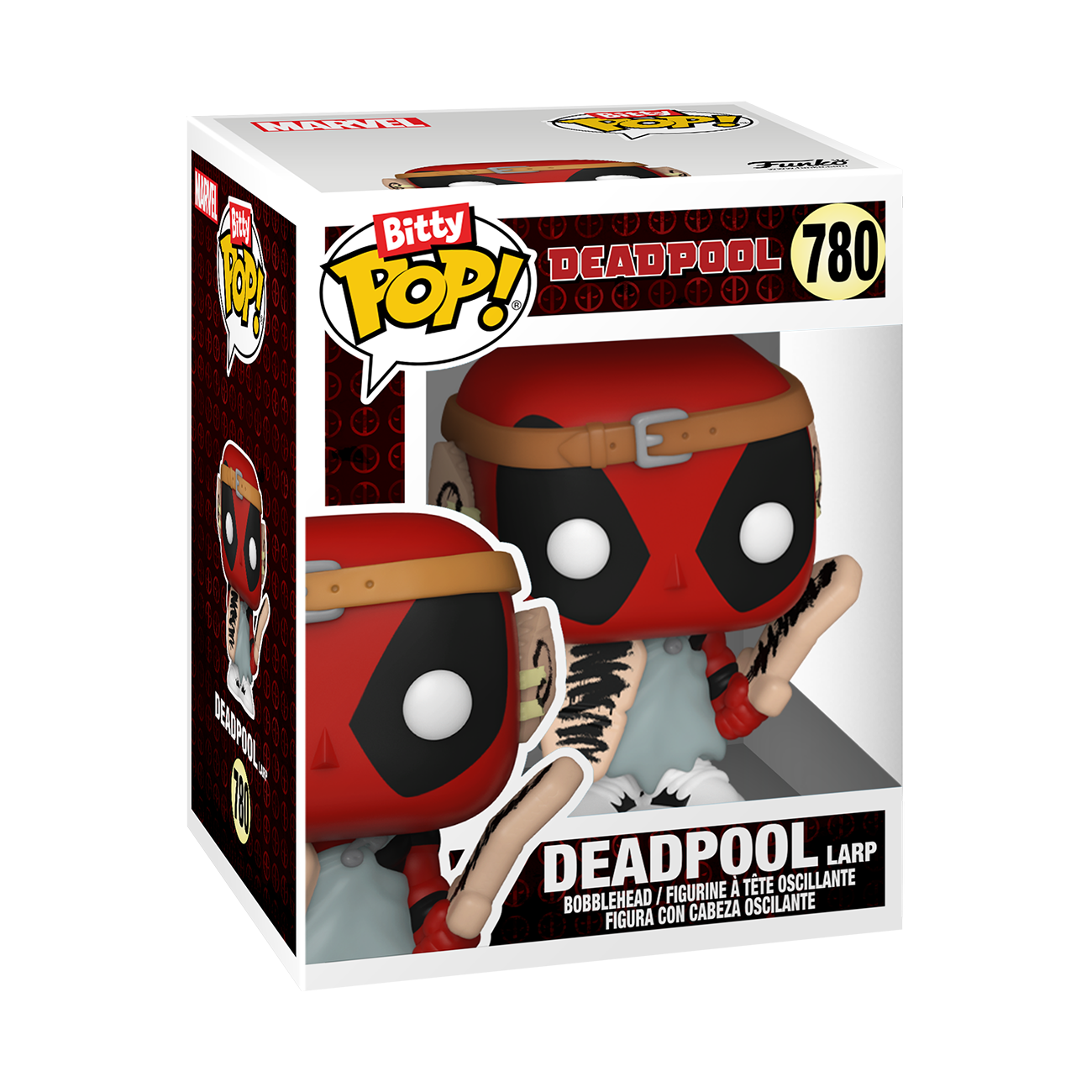 Funko Bitty POP! Deadpool Vinyl Figure Set 4-Pack (Sleepover, Heavy Metal, Larp