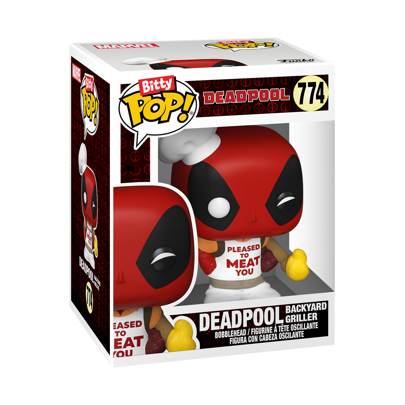 Funko Bitty POP! Deadpool Vinyl Figure Set 4-Pack (Backyard Griller, Clown, Bedtime