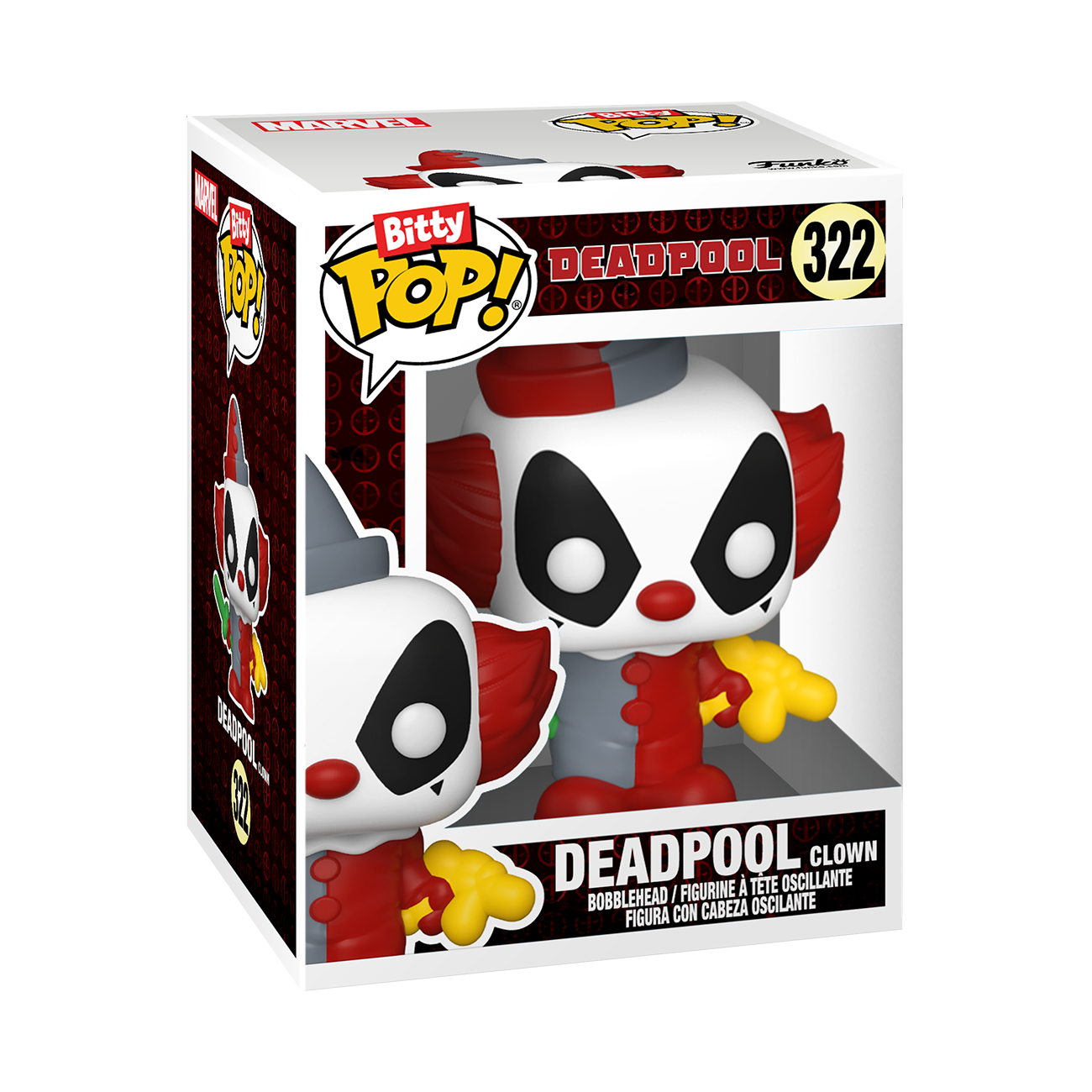 Funko Bitty POP! Deadpool Vinyl Figure Set 4-Pack (Backyard Griller, Clown, Bedtime