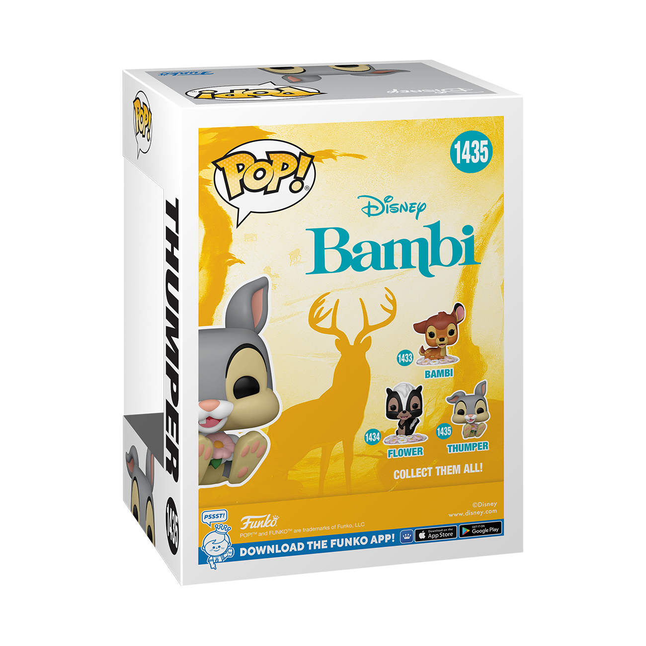 Funko POP! Disney: Bambi Thumper 3.6-in Vinyl Figure