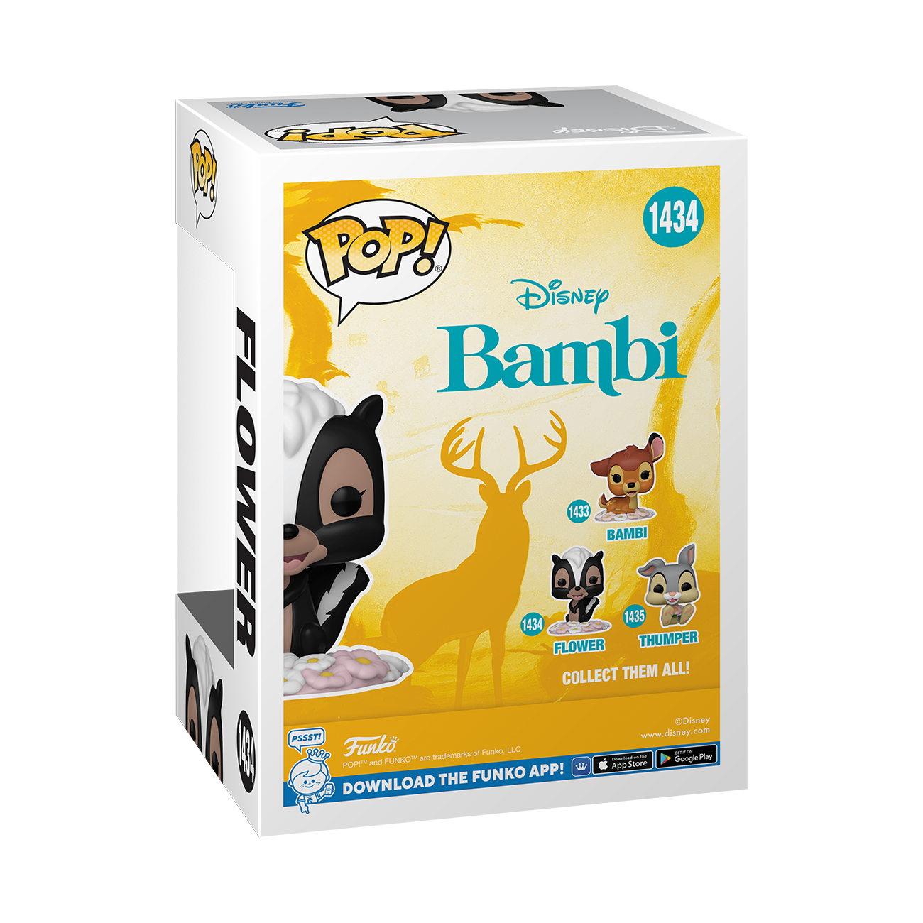 Funko POP! Disney: Bambi Flower 3.6-in Vinyl Figure
