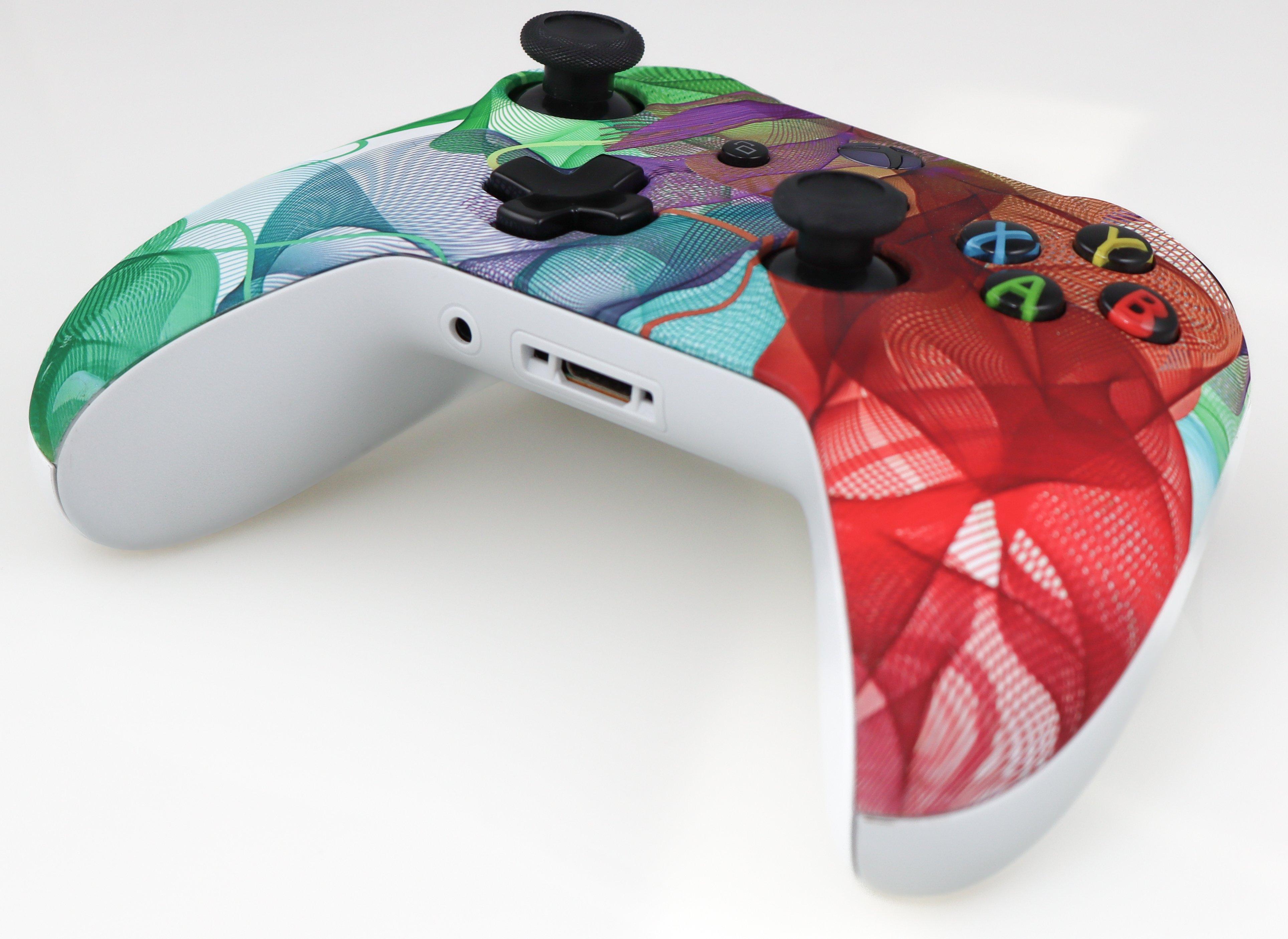 Microsoft Xbox One Wireless Controller (GameStop Exclusive Design) Psychedelic Vector
