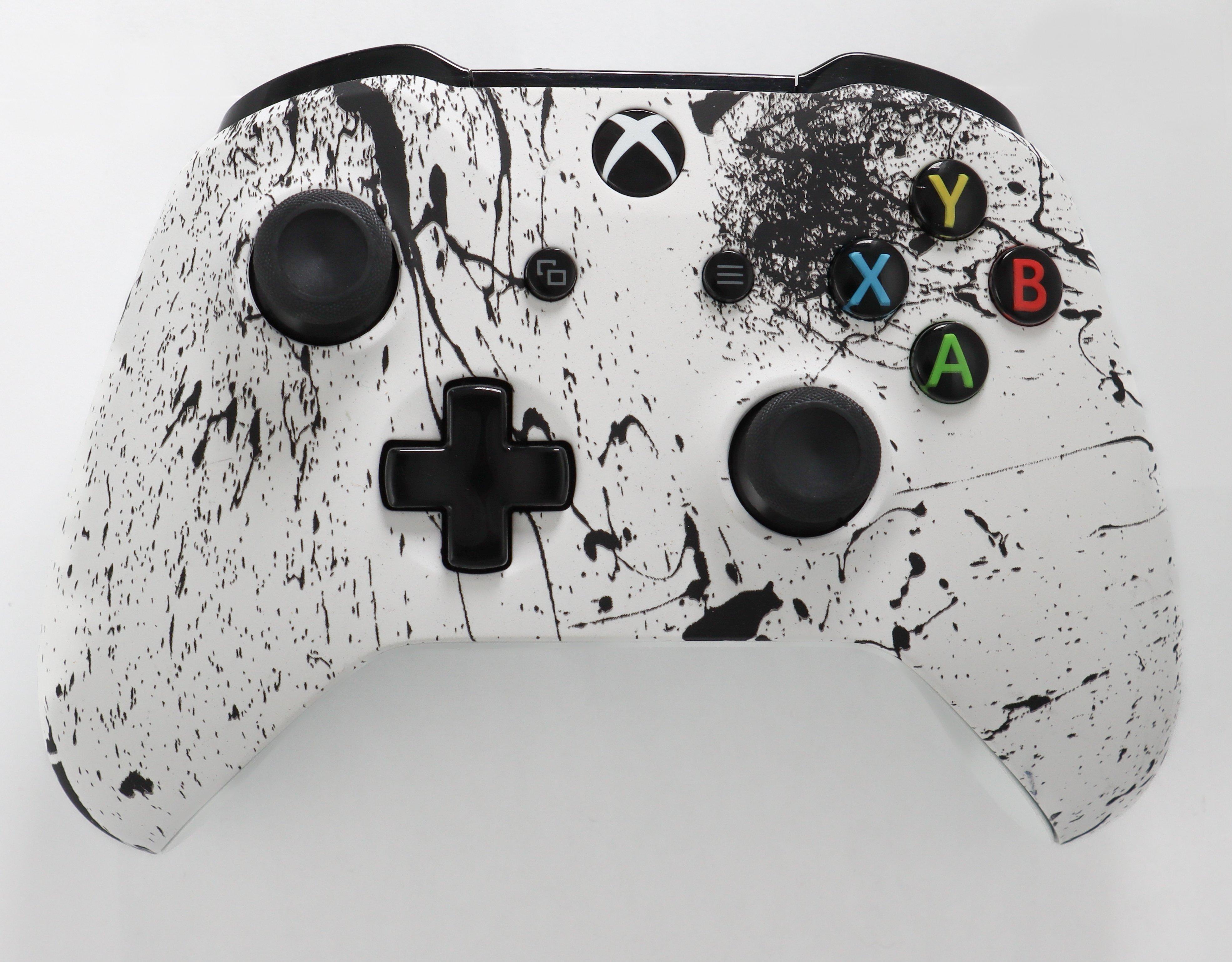 Microsoft Xbox One Wireless Controller (GameStop Exclusive Design) Splatter Noir