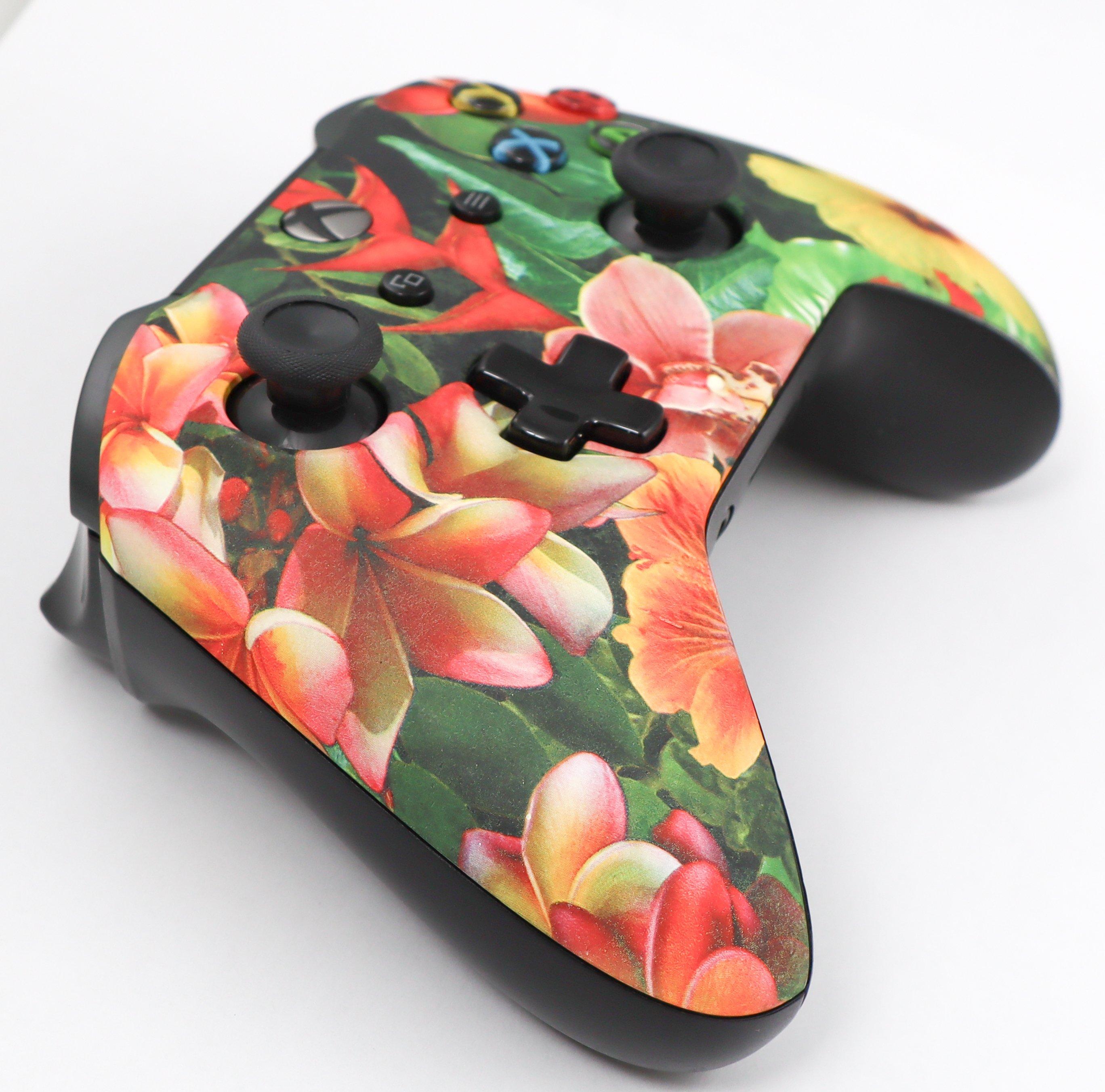 Microsoft Xbox One Wireless Controller (GameStop Exclusive Design) Tropical Flora