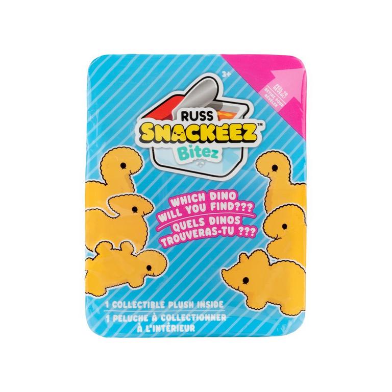 Jazwares Russ Snackeez Dino Nugget 3.5-inch Plush Blind Box (Styles May Vary)