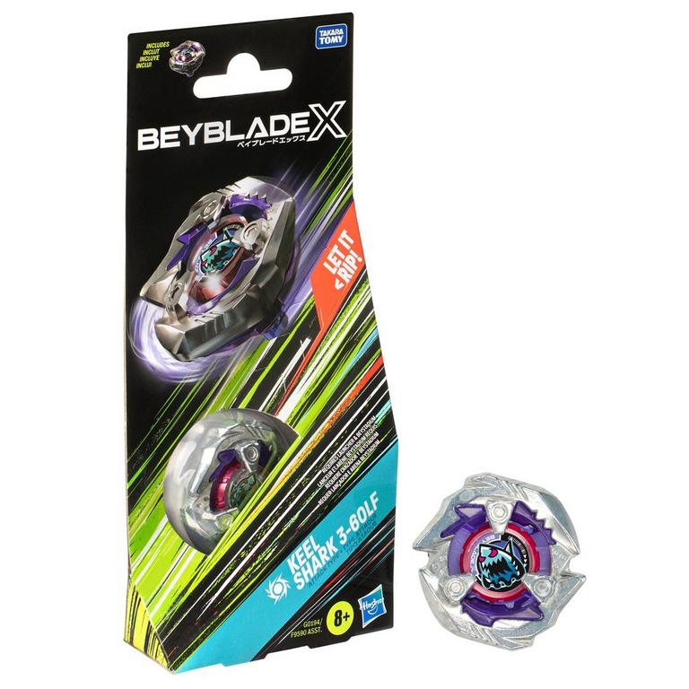 Hasbro Beyblade X Keel Shark 3-60LF Booster Pack Set | GameStop