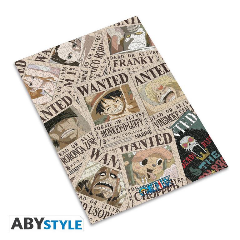 ABYstyle One Piece Straw Hat Crew Wanted Poster Jigsaw Puzzle (1000 Piece)
