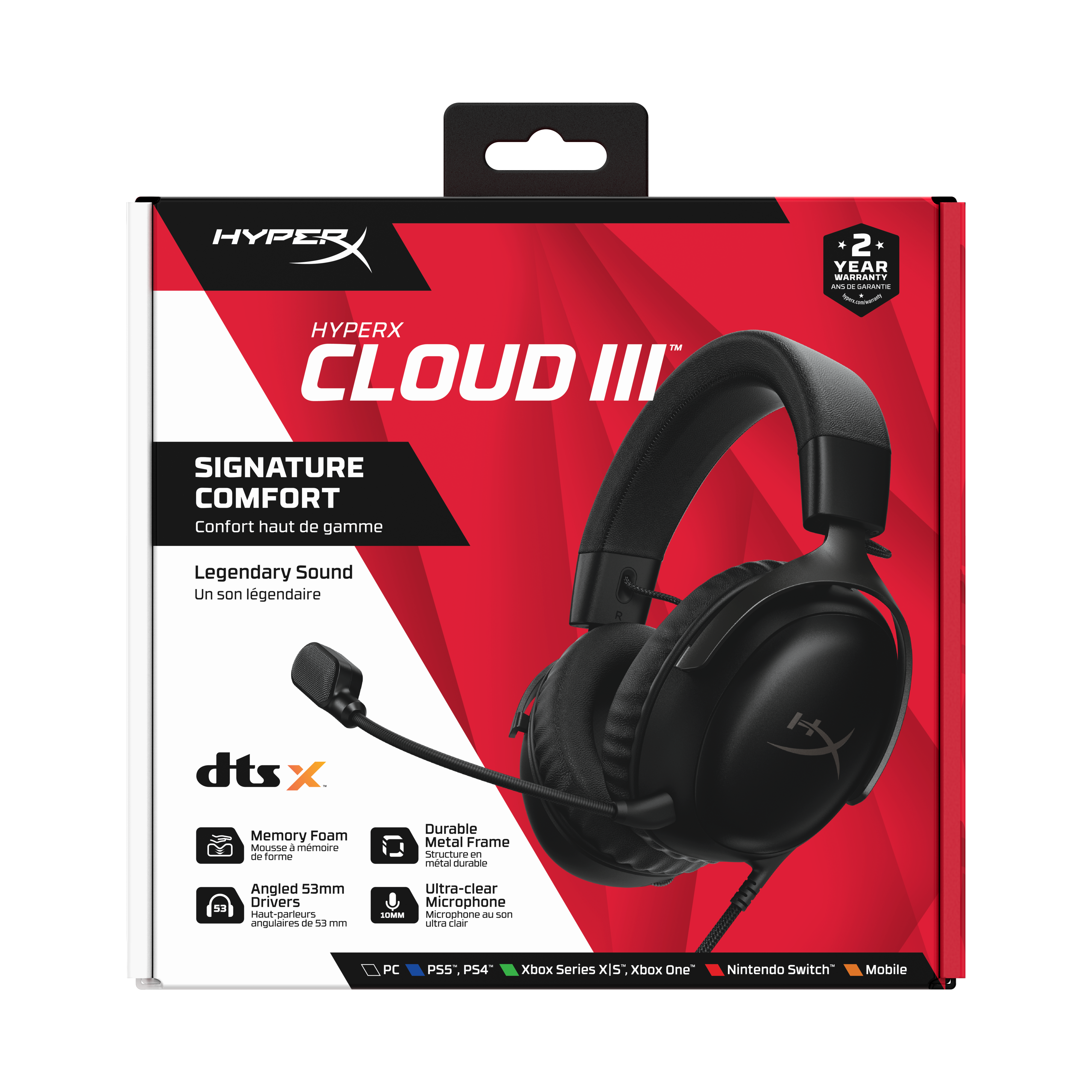 Black/Red HyperX Cloud II outlet Wireless Gaming Headset