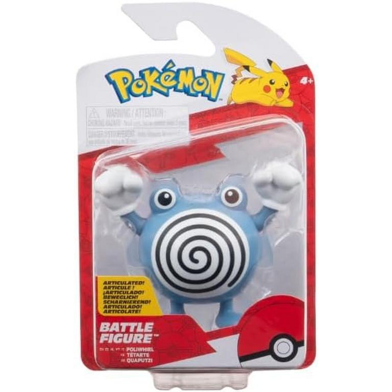 Jazwares Pokemon Poliwhirl 3-in Battle Figure